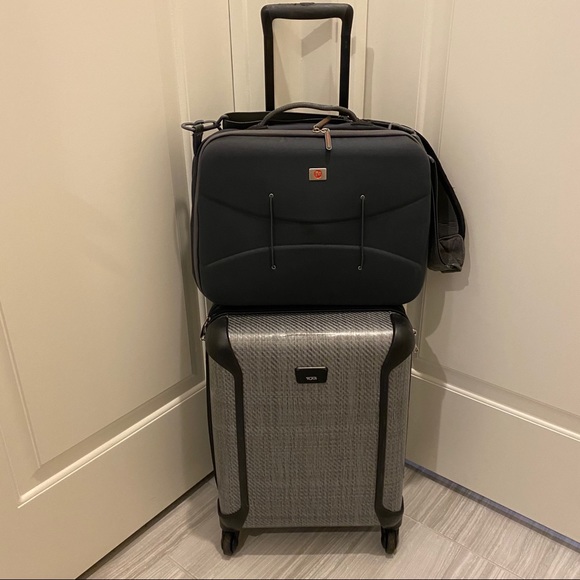 Merrell Grey & Orange Hard Case Laptop Travel Bag - Picture 9 of 10